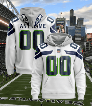 Seattle Seahawks Pullover Custom Hoodie - All Stitched