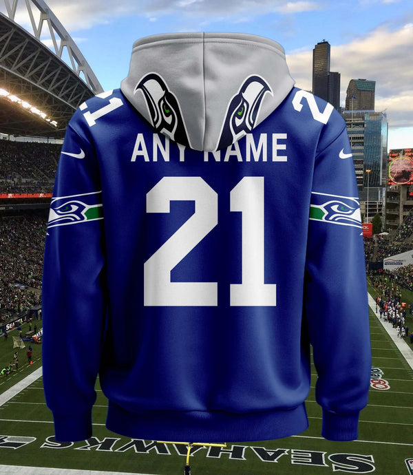 Seattle Seahawks Pullover Custom Hoodie V2 - All Stitched