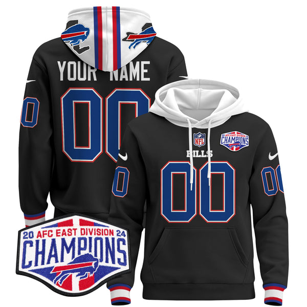 Buffalo Bills 2024 Custom Pullover Hoodie V2 - All Stitched