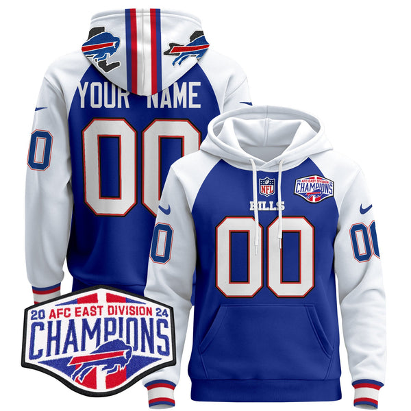 Buffalo Bills 2024 Custom Pullover Hoodie V2 - All Stitched