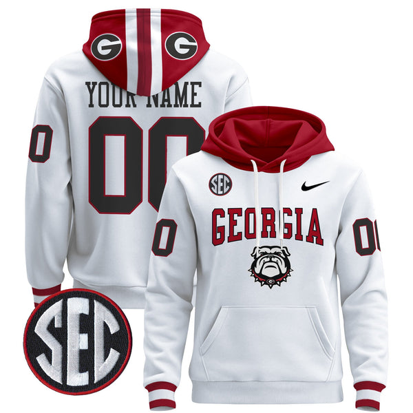 Georgia Bulldogs 2025 Custom Pullover Hoodie V2 - All Stitched