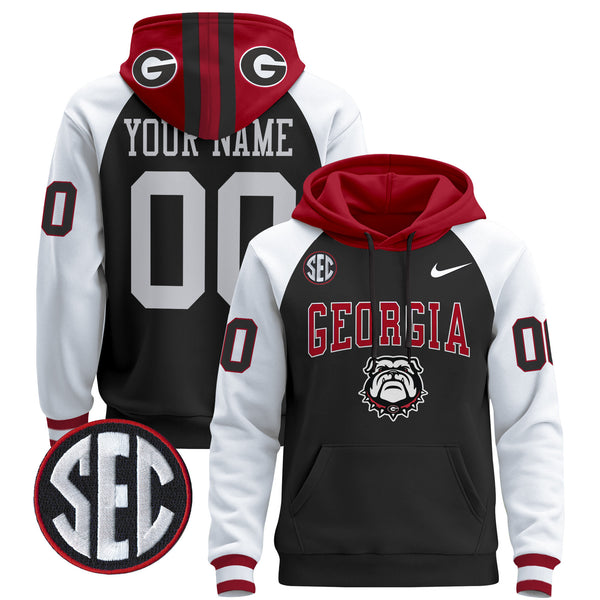 Georgia Bulldogs 2025 Custom Pullover Hoodie V2 - All Stitched