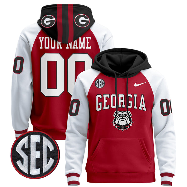 Georgia Bulldogs 2025 Custom Pullover Hoodie V2 - All Stitched