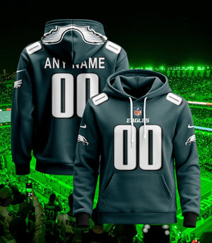 Philadelphia Eagles Pullover Custom Hoodie - All Stitched