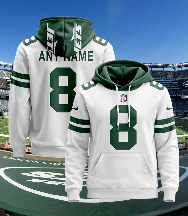 New York Jets Pullover Custom Hoodie - All Stitched
