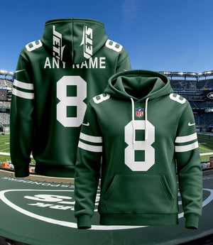 New York Jets Pullover Custom Hoodie - All Stitched