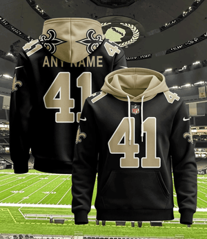 New Orleans Saints Pullover Custom Hoodie - All Stitched