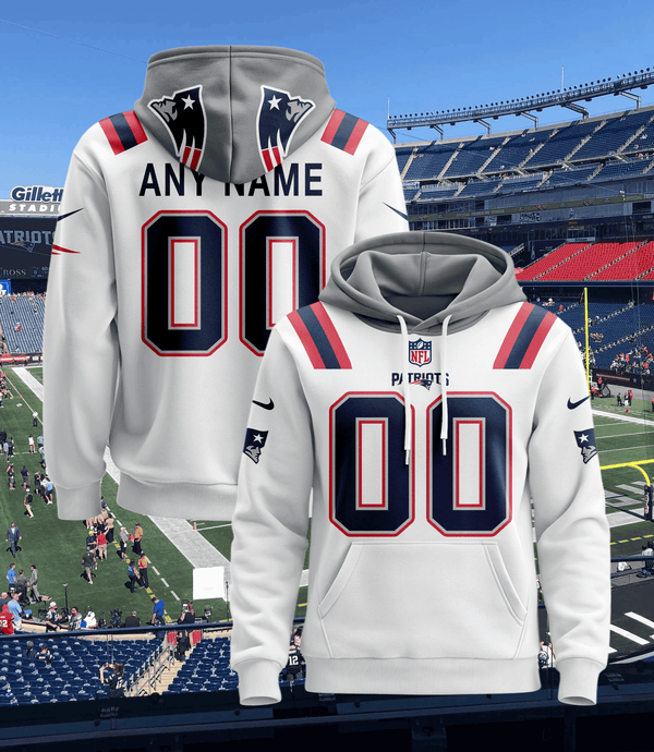 New England Patriots Pullover Custom Hoodie - All Stitched