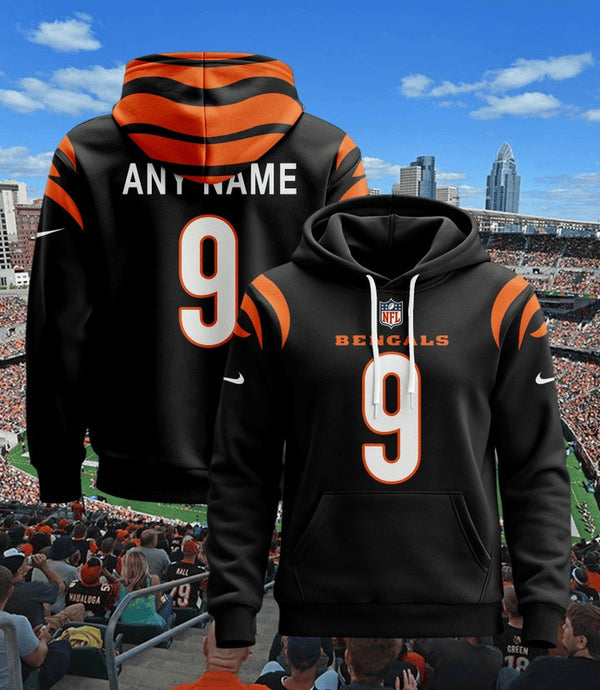 Cincinnati Bengals Pullover Custom Hoodie - All Stitched