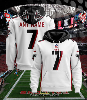 Atlanta Falcons Pullover Custom Hoodie - All Stitched