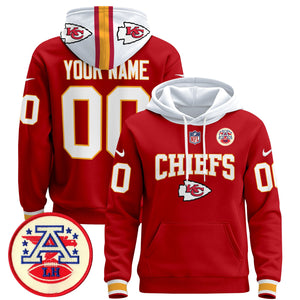 Kansas City Chiefs 2024 Custom Pullover Hoodie V2 - All Stitched