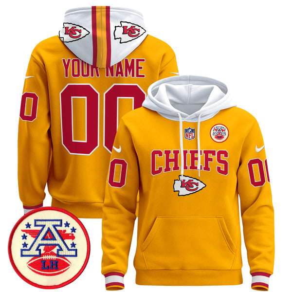 Kansas City Chiefs 2024 Custom Pullover Hoodie V2 - All Stitched