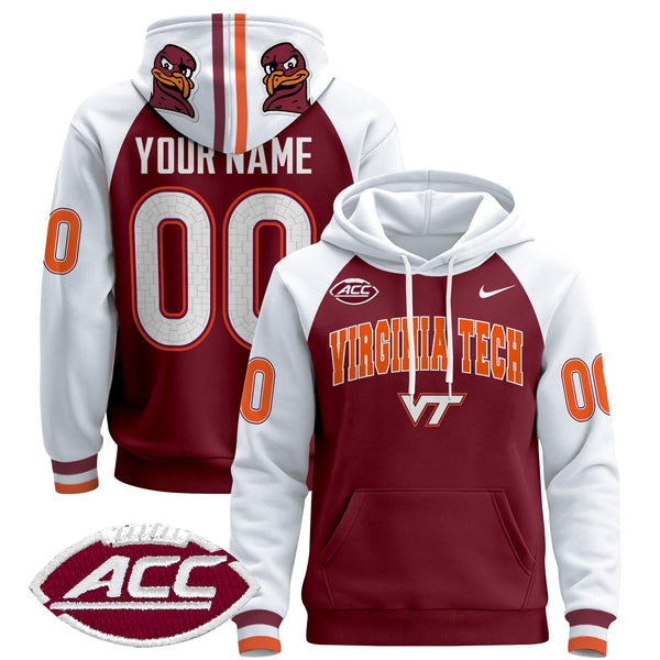 Virginia Tech Hokies 2024 Custom Pullover Hoodie V3 - All Stitched