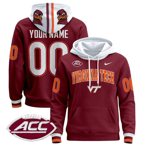 Virginia Tech Hokies 2024 Custom Pullover Hoodie V3 - All Stitched
