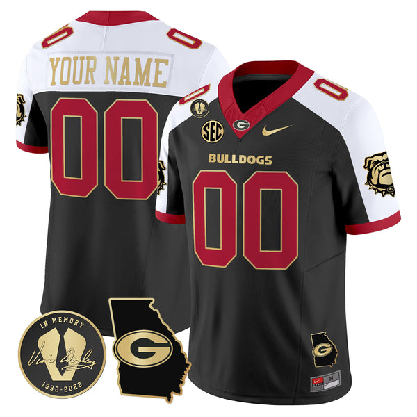 Georgia Bulldogs 2025 Vapor Limited Custom Jersey V5- Georgia Map - All Stitched