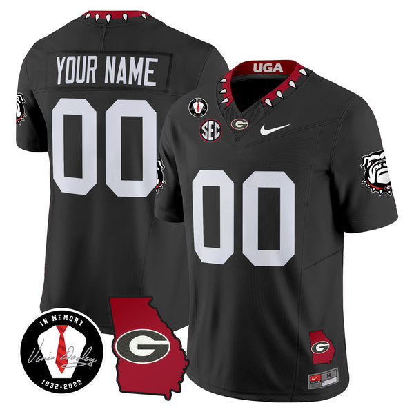 Georgia Bulldogs 2025 Vapor Limited Custom Jersey V5- Georgia Map - All Stitched