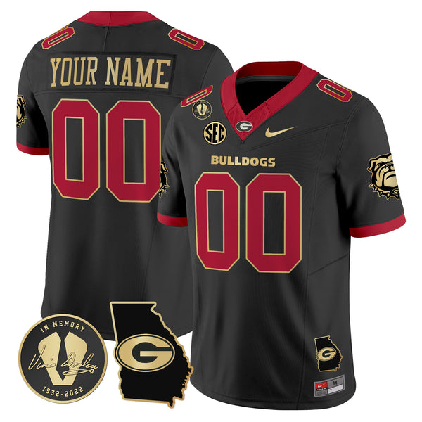 Georgia Bulldogs 2025 Vapor Limited Custom Jersey V5- Georgia Map - All Stitched
