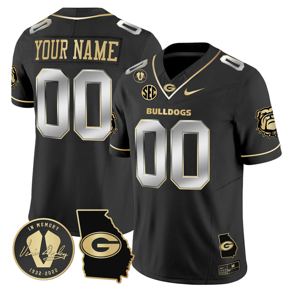 Georgia Bulldogs 2025 Vapor Limited Custom Jersey V5- Georgia Map - All Stitched