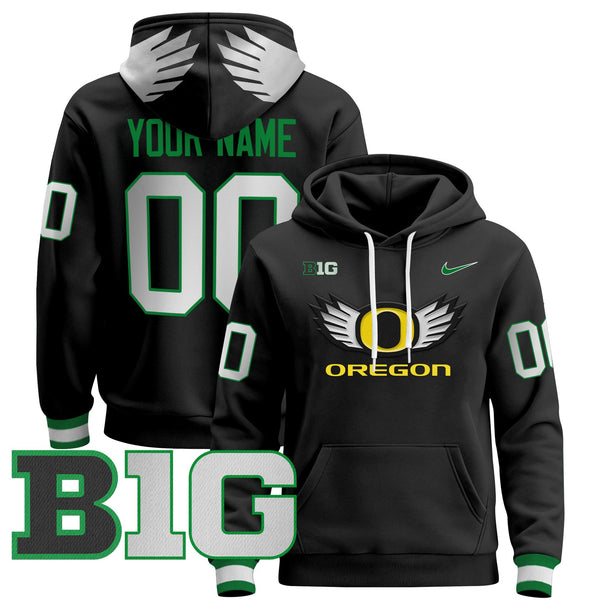 Oregon Ducks 2024 Custom Pullover Hoodie V3 - All Stitched