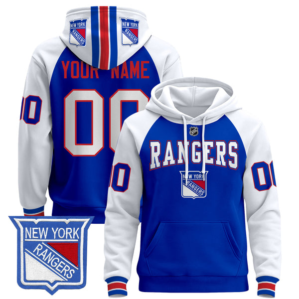New York Rangers 2024 Custom Pullover Hoodie - All Stitched