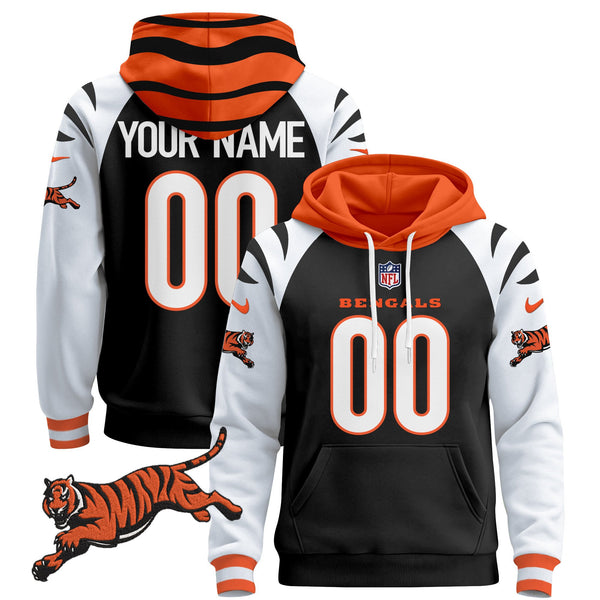 Cincinnati Bengals 2024 Custom Pullover Hoodie - All Stitched