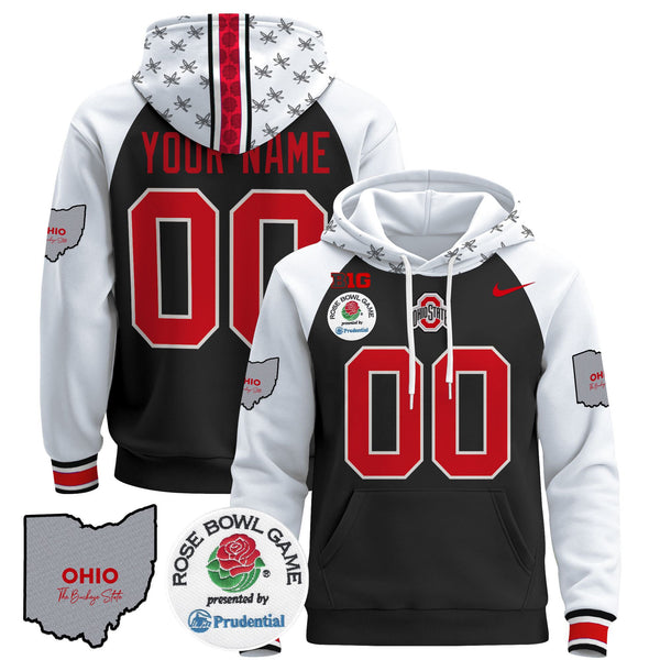 Ohio State Buckeyes Rose Bowl Custom Pullover Hoodie V2 - All Stitched