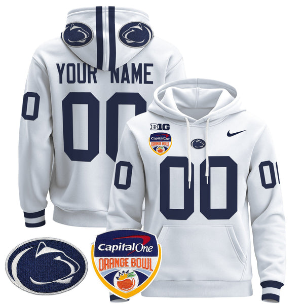Penn State Nittany Lions Orange Bowl Custom Pullover Hoodie - All Stitched