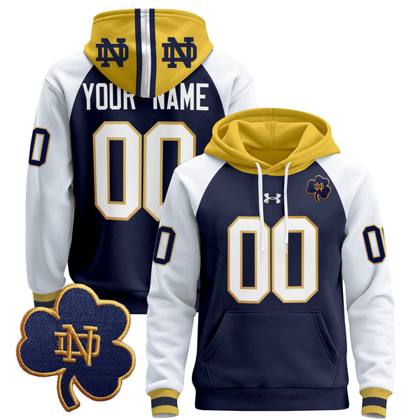 Notre Dame Fighting Irish 2025 Custom Pullover Hoodie - All Stitched
