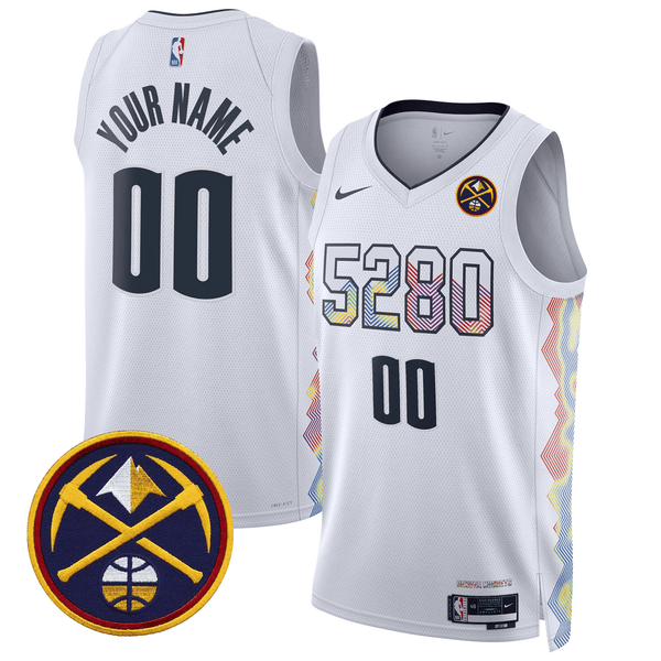 Denver Nuggets Swingman Custom Jersey - All Stitched