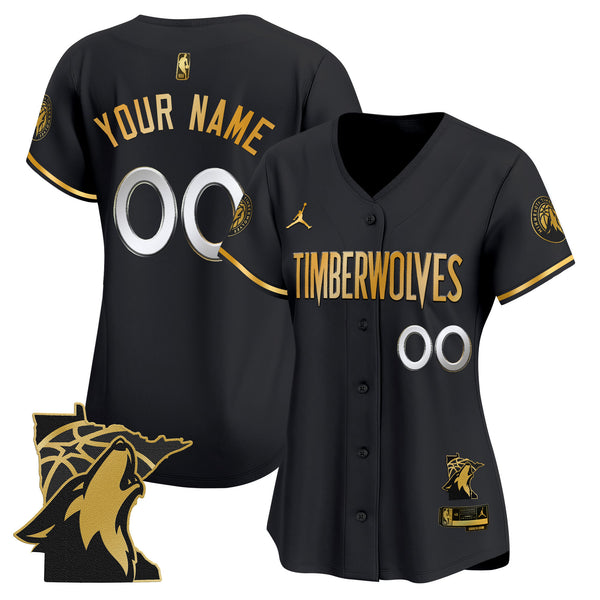 Minnesota Timberwolves 2025 Vapor Baseball Custom Jersey - All Stitched