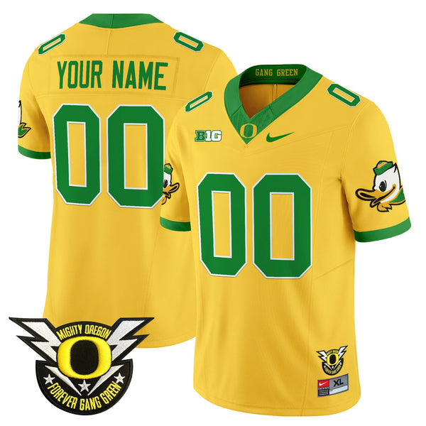 Oregon Ducks 2025 Vapor Limited Custom Jersey - All Stitched