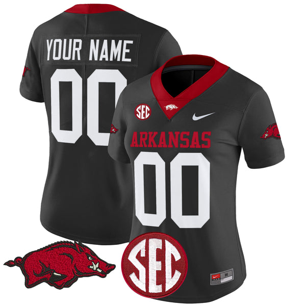 Arkansas Razorbacks Vapor Limited Custom Jersey - All Stitched