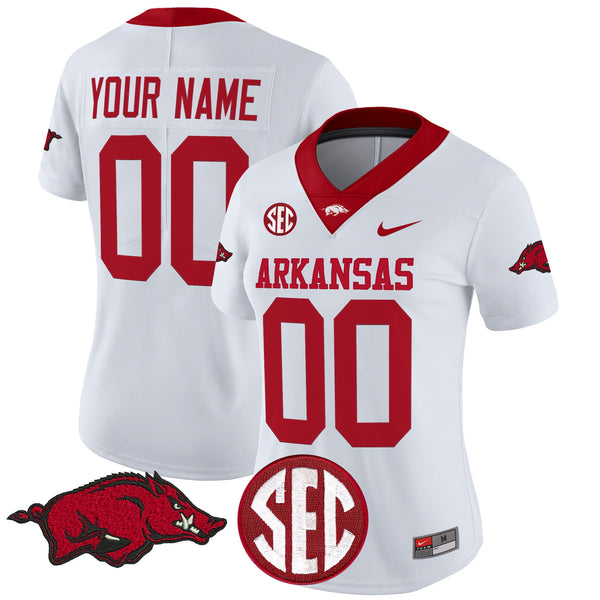 Arkansas Razorbacks Vapor Limited Custom Jersey - All Stitched