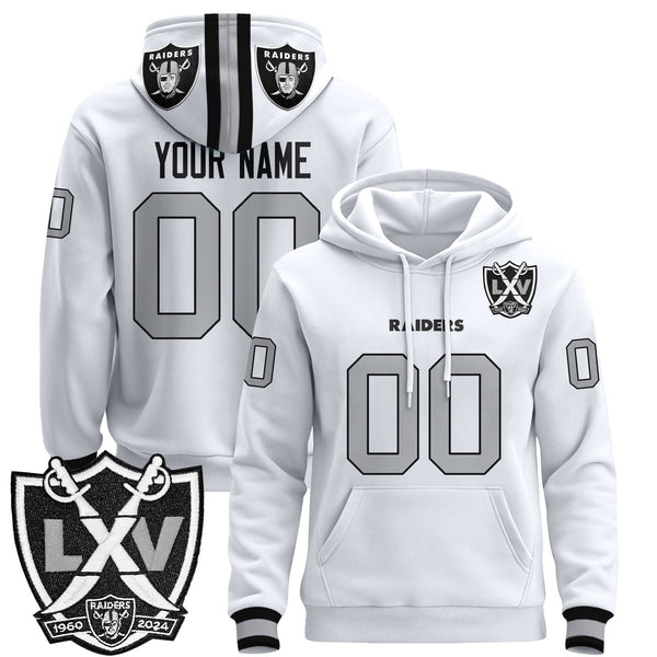 Las Vegas Raiders 2025 Premium Custom Pullover Hoodie - All Print