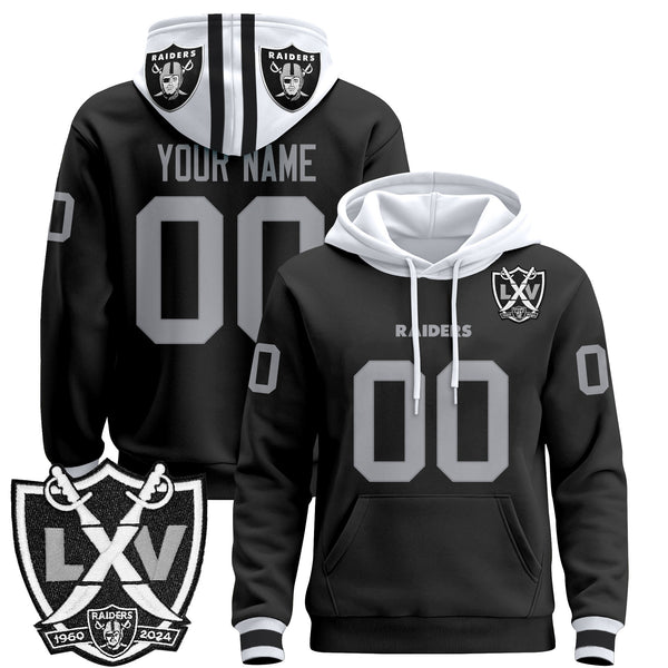 Las Vegas Raiders 2025 Premium Custom Pullover Hoodie - All Print