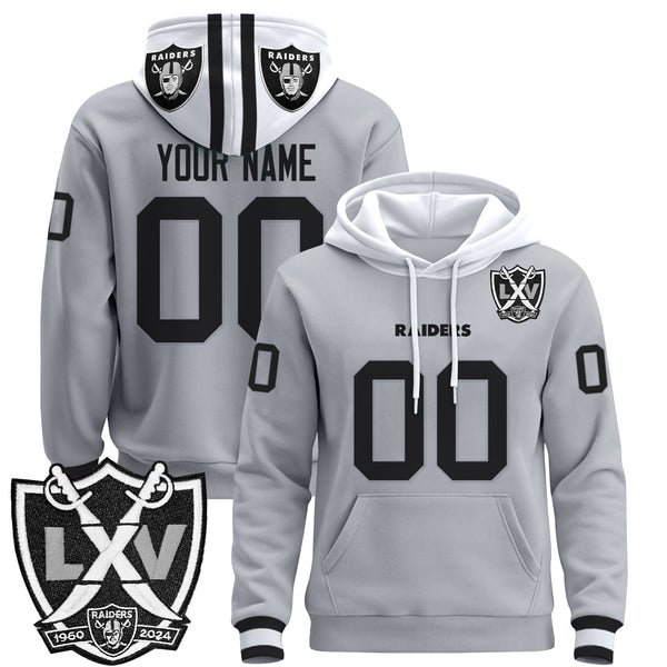 Las Vegas Raiders 2025 Premium Custom Pullover Hoodie - All Print