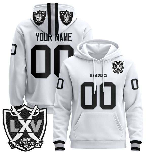 Las Vegas Raiders 2025 Premium Custom Pullover Hoodie - All Print
