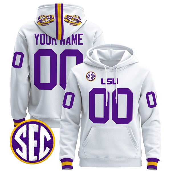 LSU Tigers 2025 Premium Custom Pullover Hoodie - All Stitched