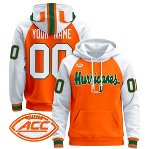 Miami Hurricanes 2025 Premium Custom Pullover Hoodie V2 - All Stitched
