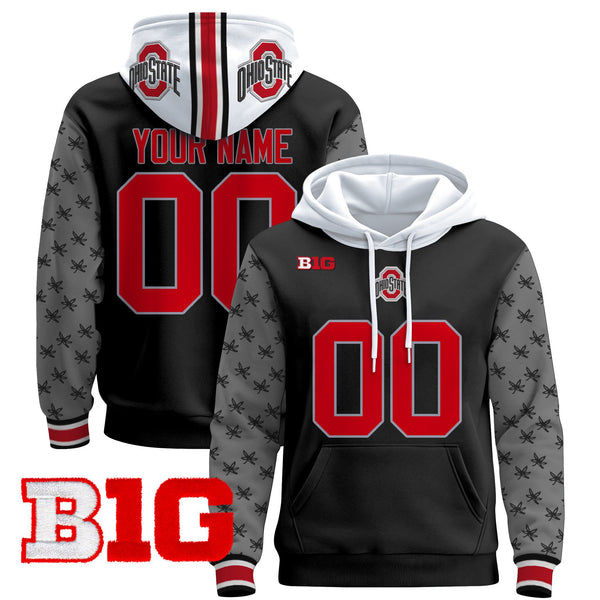 Ohio State Buckeyes 2025 Premium Custom Pullover Hoodie - All Stitched