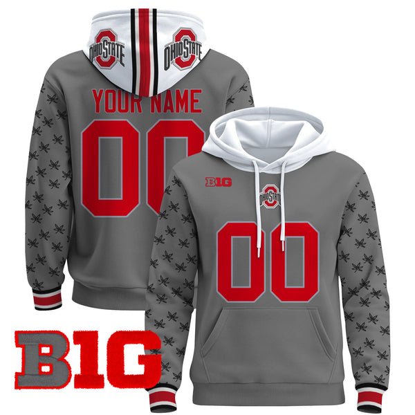Ohio State Buckeyes 2025 Premium Custom Pullover Hoodie - All Stitched