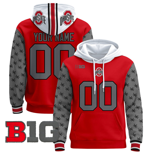 Ohio State Buckeyes 2025 Premium Custom Pullover Hoodie - All Stitched