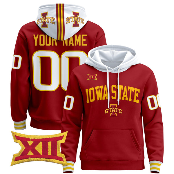 Iowa State Cyclones 2025 Premium Custom Pullover Hoodie V2 - All Stitched