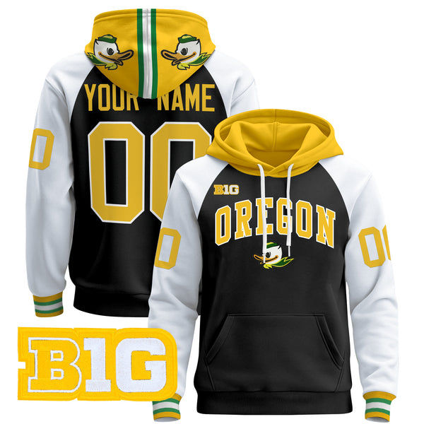 Oregon Ducks 2025 Premium Custom Pullover Hoodie V2 - All Stitched