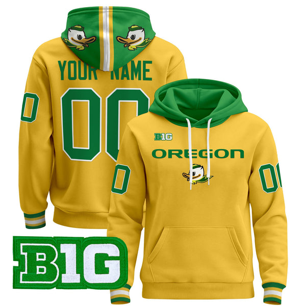 Oregon Ducks 2025 Premium Custom Pullover Hoodie V3 - All Stitched