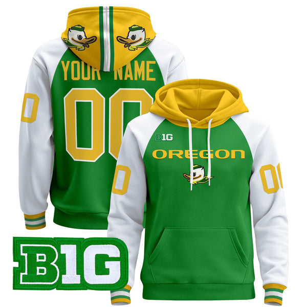 Oregon Ducks 2025 Premium Custom Pullover Hoodie V3 - All Stitched