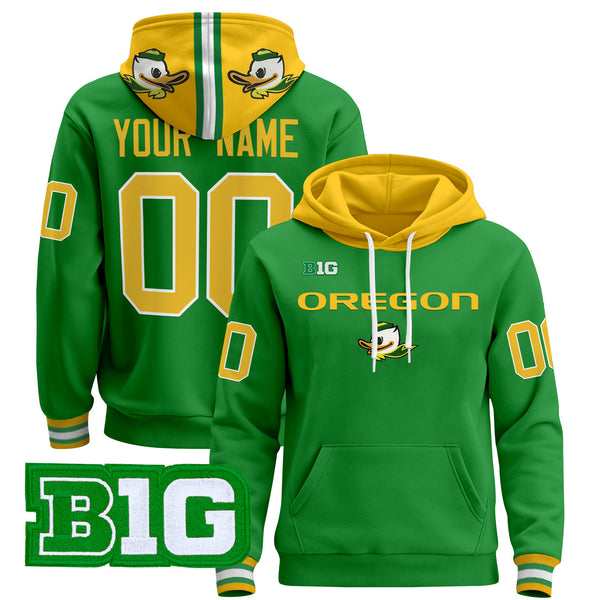 Oregon Ducks 2025 Premium Custom Pullover Hoodie V3 - All Stitched