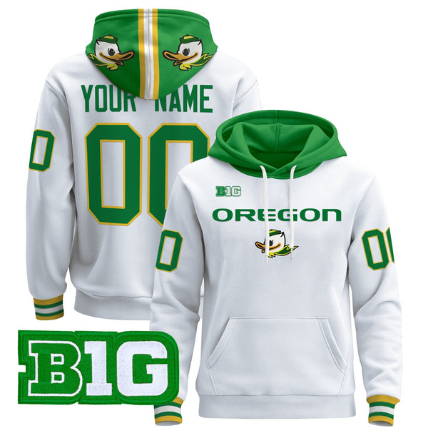 Oregon Ducks 2025 Premium Custom Pullover Hoodie V3 - All Stitched