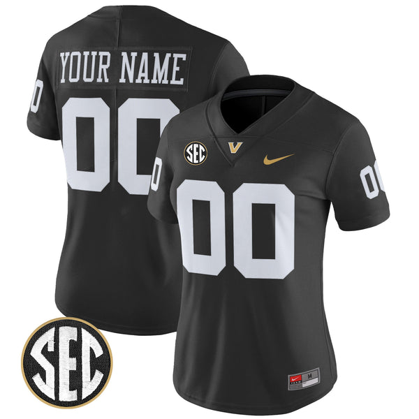 Vanderbilt Commodores 2025 Vapor Limited Custom Jersey - All Stitched