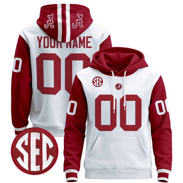 Alabama Crimson 2025 Premium Custom Pullover Hoodie - All Stitched